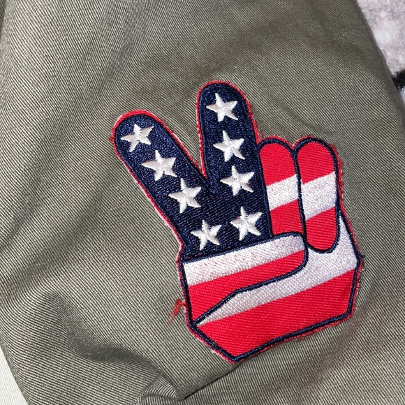 Junk food graphic military jacket - Picture 2 of 7